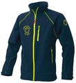 VESTE AMBULANCIER SOFTSHELL NAVY JAUNE